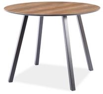 Stalas Modern Oakland, riešuto sp., 100 cm x 100 cm x 75 cm