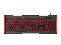 Vadu spēļu tastatūra Genesis RHOD 410 US, EN, melna krās./sarkana krās.