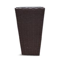 Gėlių vazonas Domoletti 53000011099, plastikinis, Ø 28 cm, ruda sp.