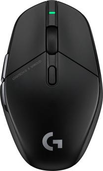 Bezvadu spēļu pele Logitech G303 Shroud Edition, melna krās.
