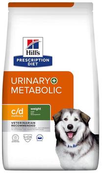 Сухой корм для собак Hill's Prescription Diet c/d Multicare + Metabolic, 12 кг