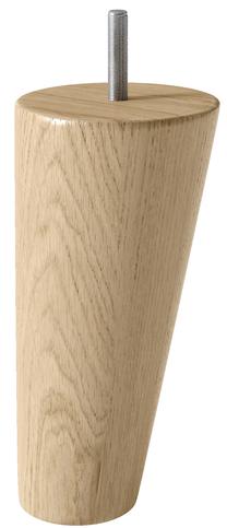 Мебельная ножка Sleepwell Oblique, 6 см x 6 см, 13 см, Ø 6 см, дерева цв.