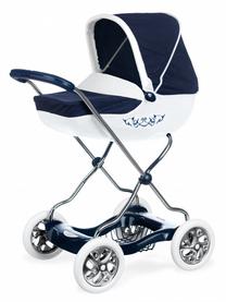 Коляска для кукол Smoby Inglesina Shara, синий цв./белый цв.