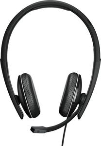 Laidinės ausinės EPOS Adapt 165T USB-C II, juoda sp.