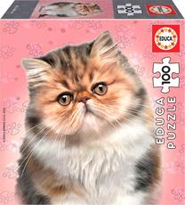 Dėlionė Educa Persian Cat 392776, 28 cm x 20 cm, 100 vnt., įvairių spalvų