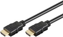 Vads Goobay HDMI To HDMI HDMI A male, HDMI A male, 5 m, zelta krās.