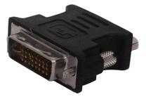 Adapteris Savio VGA, DVI, melna krās.