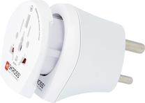 Adapteris Skross Travel Adapter 1.500215-E, balta krās.