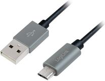 Vads Logilink USB, Micro USB, 2 m, melna krās.