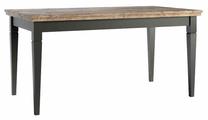 Stalas išskleidžiamas Helvetia Evora 92, ąžuolo sp./tamsiai žalia sp., 160 - 240 cm x 90 cm x 79 cm