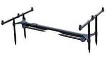 Statīvs makšķerēm Konger Rod Pod Perfect, 75 - 135 cm, 1600 g, melna krās.