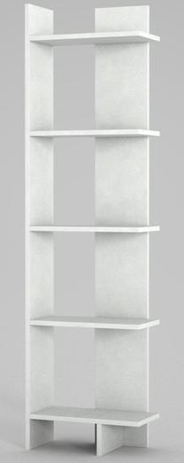 Pastatoma lentyna Kalune Design Perla 804TRH3610, balta sp., 170 cm x 48.5 cm x 22 cm
