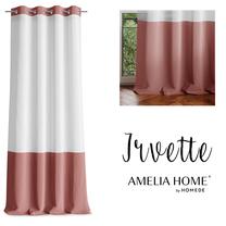 Дневной занавес AmeliaHome Irvette, коричневый цв., 140 см x 250 см