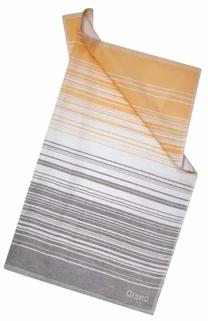 Virtuvinis rankšluostis Greno SAO-51, balta sp./oranžinė sp./pilka sp., 70 cm x 50 cm