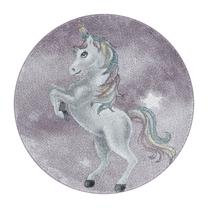 Ковер комнатные Ayyildiz Funny Unicorn, фиолетовый цв., 160 см x 160 см