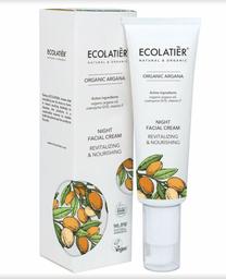 Nakts sejas krēms Ecolatier Organic Argana, 50 ml
