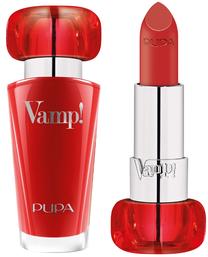 Губная помада PUPA Milano Vamp!, 3.5 г, red flame цв., 304