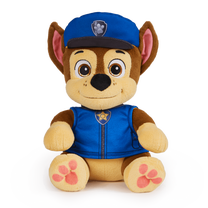 Mīkstā rotaļlieta suns Spin Master Paw Patrol Chase, zila krās./brūna krās., 25 cm