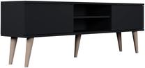 TV galds Kocot Kids Toronto, melna krās., 160 cm x 35 cm x 55.5 cm