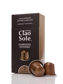 Kavos kapsulės CiaoSole Espresso Intenso, 0.052 kg, 10 vnt.