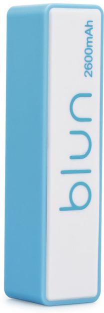 Lādētājs-akumulators (Power bank) Blun Perfume, 2600 mAh, zila krās.