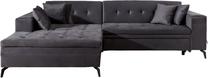 Kampinė sofa Solange Solar 96, tamsiai pilka sp., kairinė, 196 x 292 cm x 80 cm