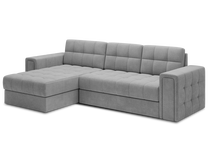 Kampinė sofa - lova Blenvi Monolith 84, pilka sp., kairinė, 150 x 260 cm x 82 cm