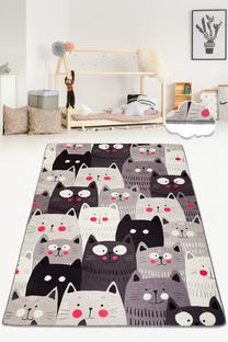 Kilimas Conceptum Hypnose Cats Djt, įvairių spalvų, 290 cm x 200 cm