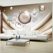 Fototapete Artgeist Golden Abstract 4XLNEW011520, 280 cm x 400 cm