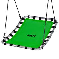 Ligzdas šūpoles bērniem Nils NB5045, 76 cm, 180 cm, zaļa krās.