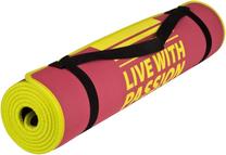 Kilimėlis fitnesui ir jogai Spokey, geltona/rožinė, 180 cm x 60 cm