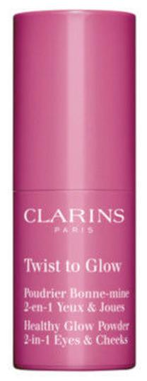 Kompaktinė pudra Clarins Twist To Glow, 02 radiant pink, 1.3 g