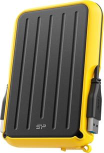 Kietasis diskas Silicon Power Armor A66, HDD, 1 TB, juoda sp./geltona sp.