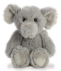 Pliušinis žaislas Aurora Elephant 55992, pilka sp., 28 cm