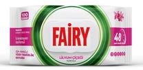Drėgnos servetėlės Fairy Lilac, įvairiems paviršiams, 100 vnt.