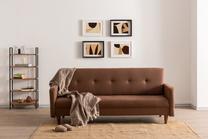 Sofa-lova Hanah Home Hiko 859FTN2812, ruda sp., 55 x 200 cm x 83 cm