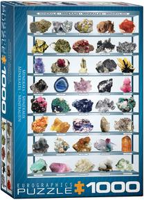 Dėlionė Eurographics Minerals 6000-2008, 67.6 cm x 48.9 cm, 1000 vnt., įvairių spalvų