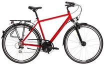 Dviratis turistinis Kross Trans, 28 ", M rėmas, juoda sp./raudona sp.