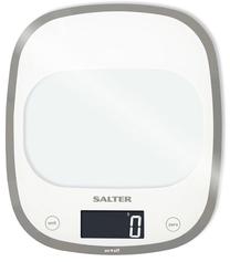 Elektroniski virtuves svari Salter Curve Glass 1050 WHDR, balta krās.