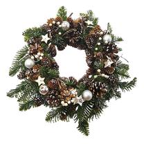 Ziemassvētku vainags Christmas Touch C37508, 400 mm, daudzkrāsaina
