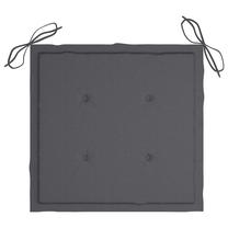 Kėdžių pagalvėlė VLX Garden Chair Cushions 47602, antracito sp., 50 cm x 50 cm, 2 vnt.