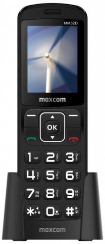 Кнопочный телефон Maxcom MM 32D Comfort, черный цв.
