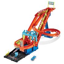 Автомобильная трасса Mattel Hot Wheels Hot Wheels City Motorized Roller Coaster HDP04, многоцветный
