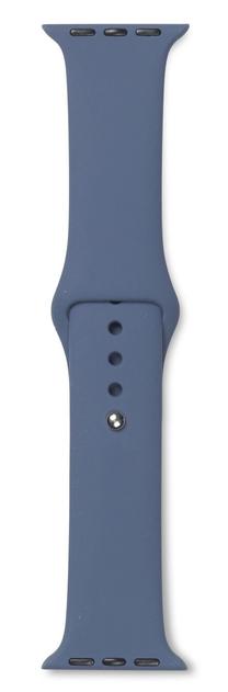Ремешок Estuff, Silicone Strap for Apple Watch 40mm, синий цв.