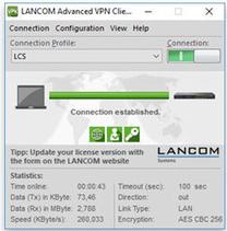 Programinė įranga LANCOM Systems