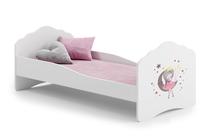 Vaikiška lova ADRK Casimo Sleeping Princess, balta sp., 80 x 160 cm, su čiužiniu