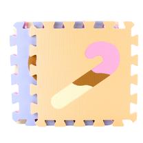 Коврик для малышей - пазл Lean Toys Pastel Sweets, 30.5 см x 30.5 см, 16 шт, многоцветный