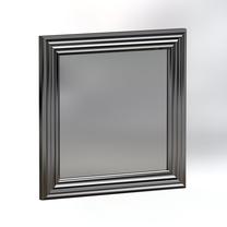 Spogulis Kalune Design Bale, stiprināms, 40 cm x 40 cm, sudraba krās.