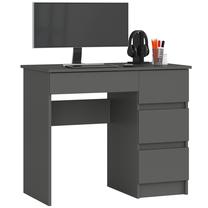 Rakstāmgalds ar atvilktnēm Akord A-7, 90 cm x 50 cm, 77 cm, pelēka krās.