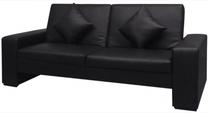 Sofa-lova VLX Universal 244306, juoda sp., 176 x 83 cm x 81 cm